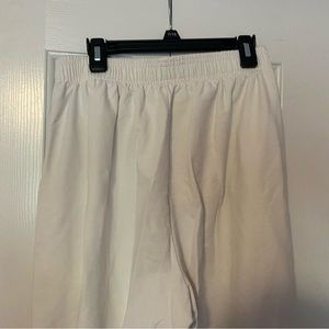 Womens white sweat pants medium